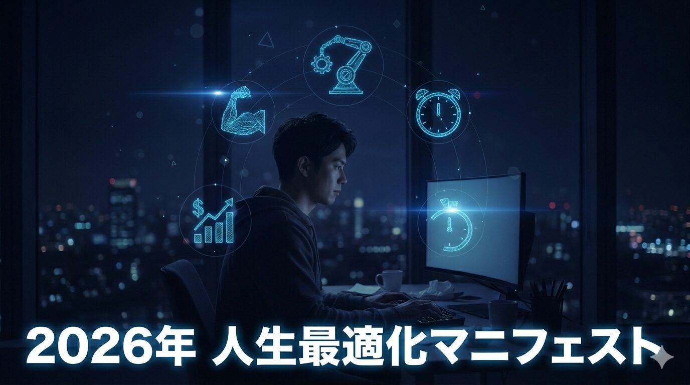 【人生最適化マニフェスト】2026年、自分をフルモデルチェンジする1年